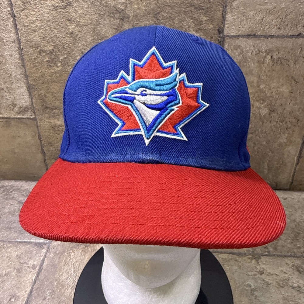 Toronto Blue Jays Hat Cap Mens 7 3/8 Fitted MLB Cooperstown Collection 100% Wool